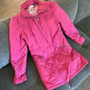 Title Nine Pink Puffer Jacket- Womens L